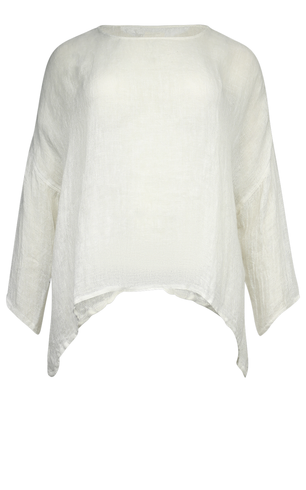 St Barts Top In Linen Gauze product photo.