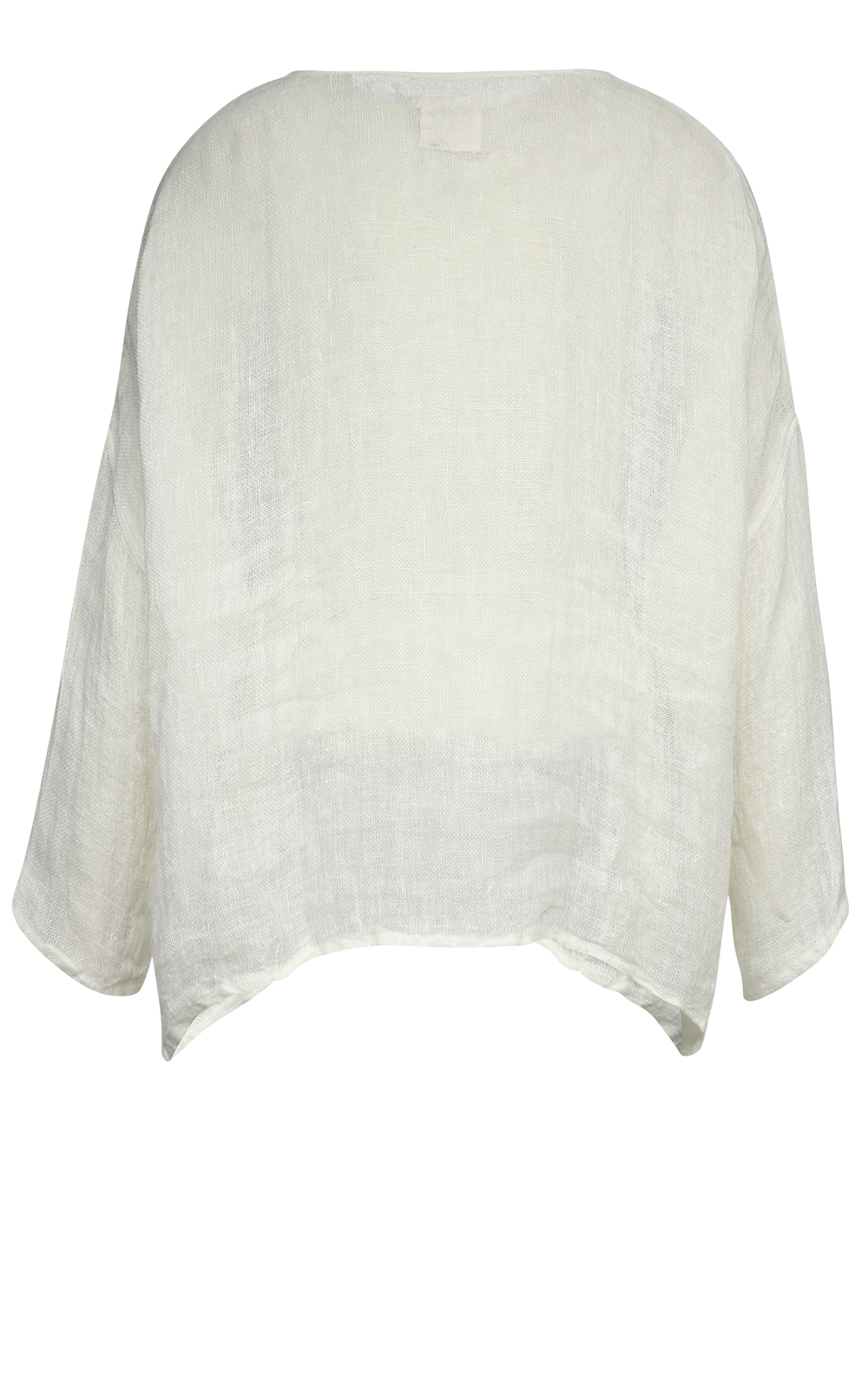 St Barts Top In Linen Gauze product photo.