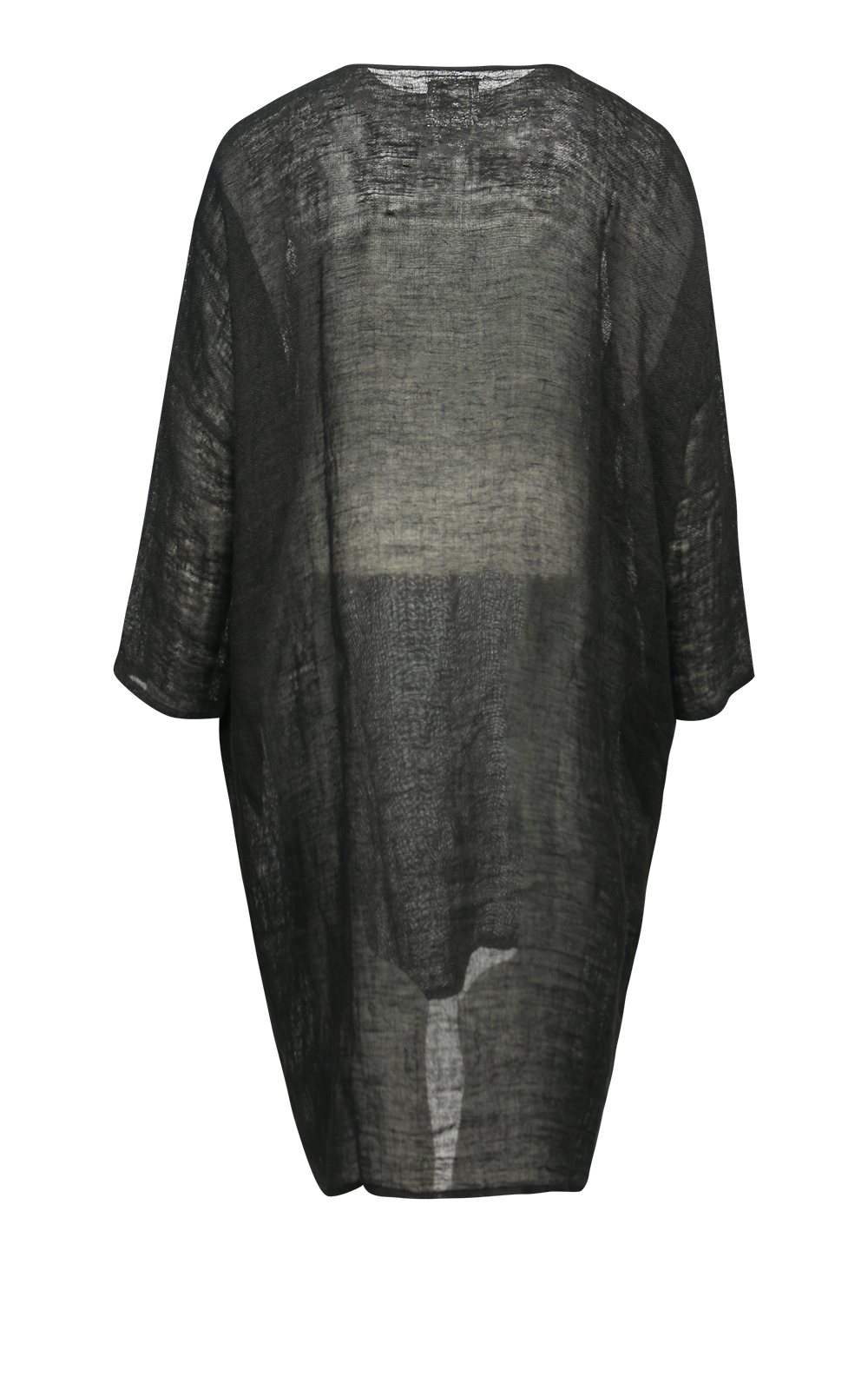 St Barts Dress In Linen Gauze product photo.