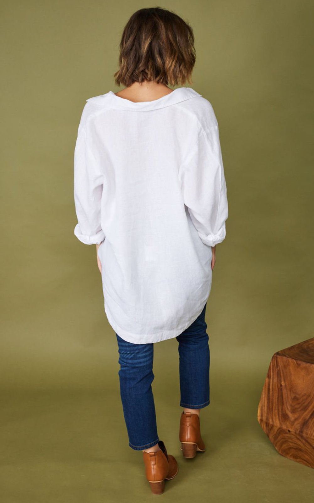 Oversized Boyfriend Shirt product photo.