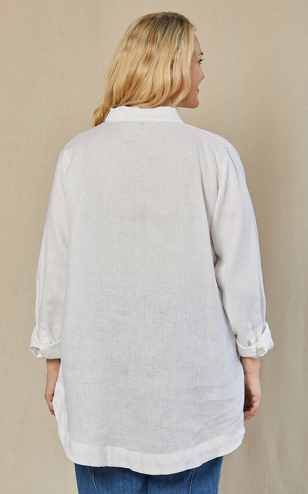 Oversized Boyfriend Shirt product photo.