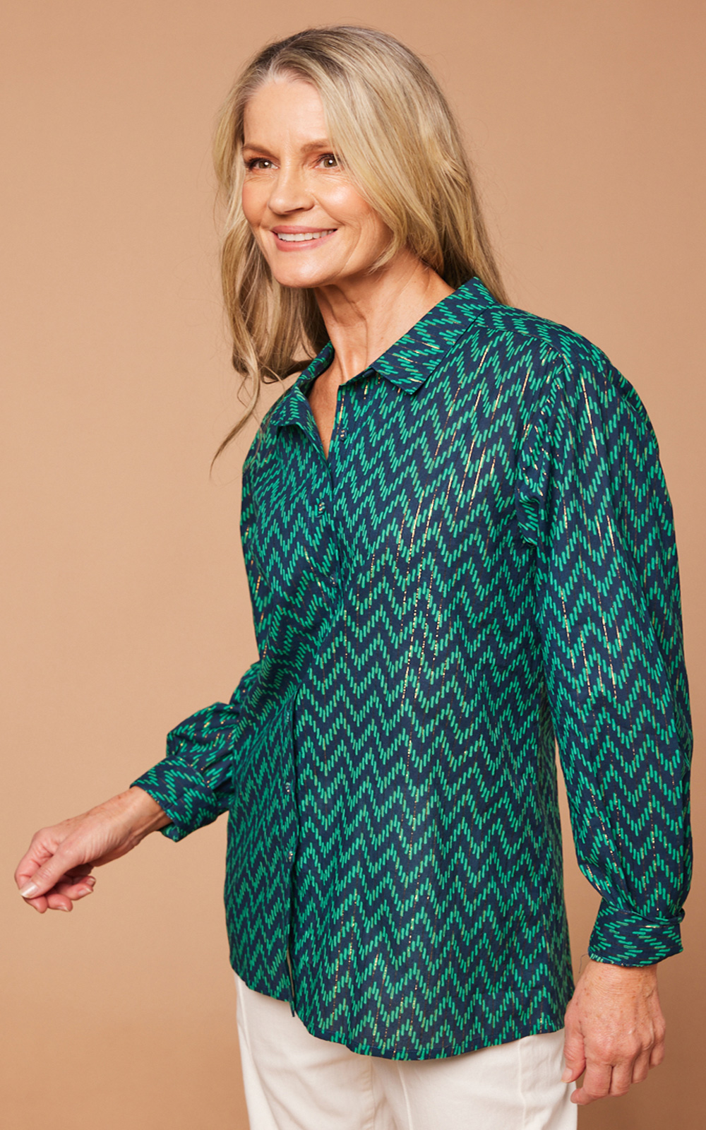 Sam Oversized Madeleine Shirt product photo.