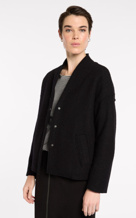 Boiled Wool Jacket  product photo.