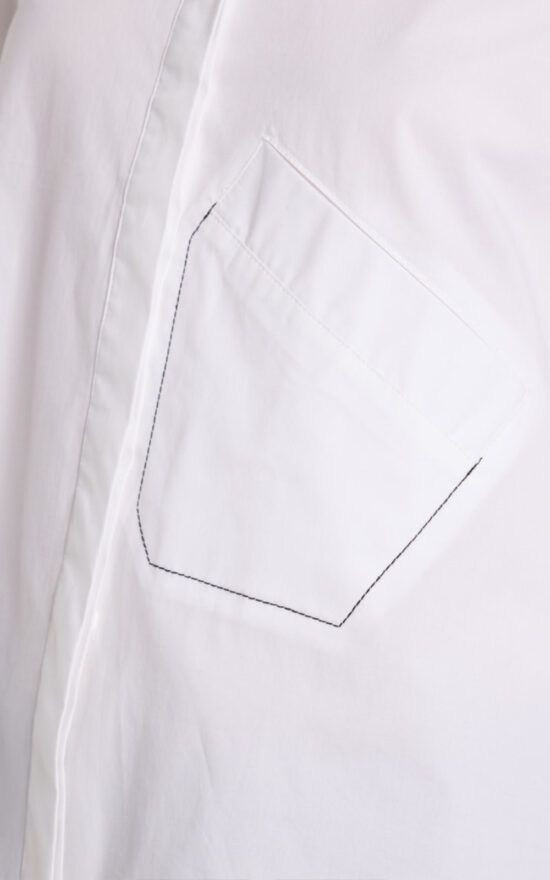 Topstitched Shirt product photo.