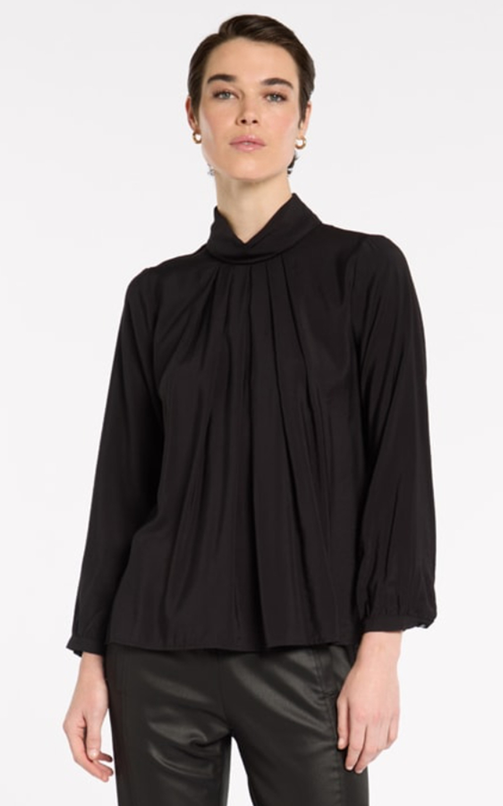 Eternal Pleat Top product photo.