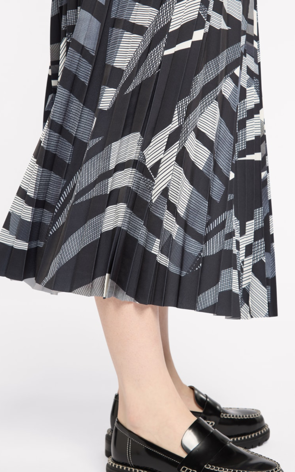 Casablanca Pleated Skirt product photo.