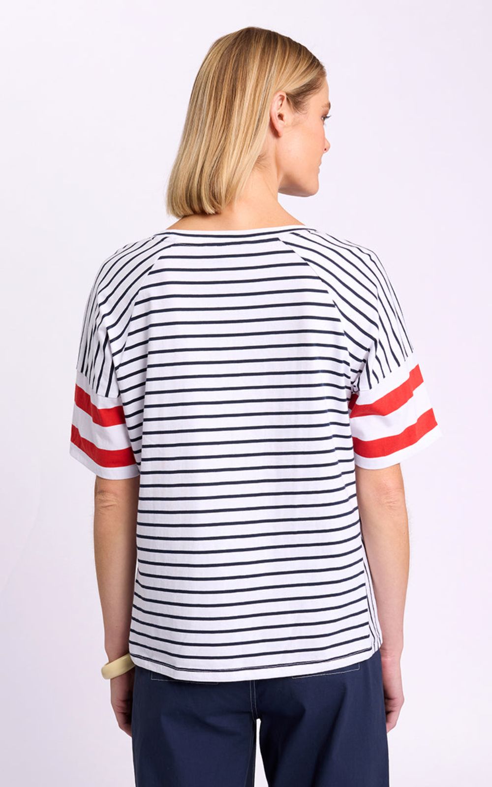 Raglan Stripe Tee product photo.