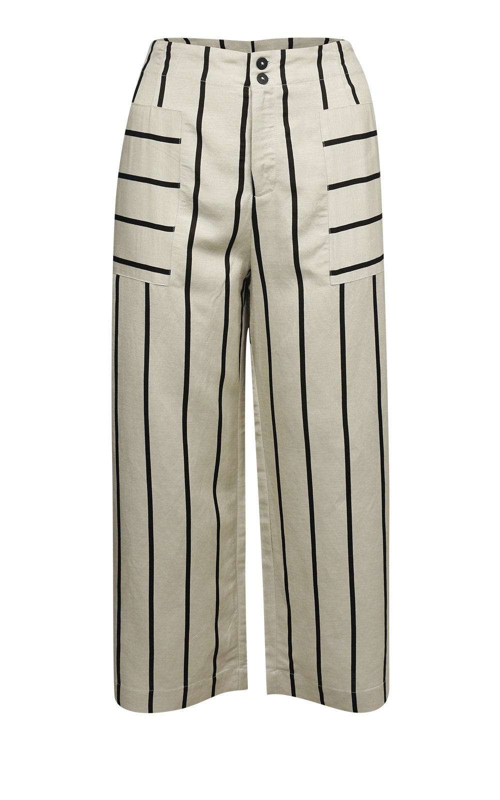 Wide Leg Stripe Pant product photo.