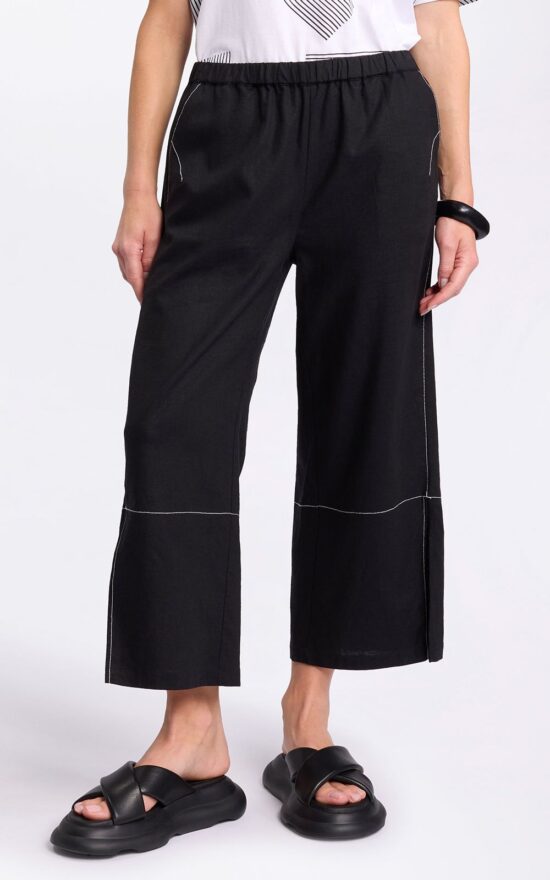 3/4 Split Hem Pant product photo.