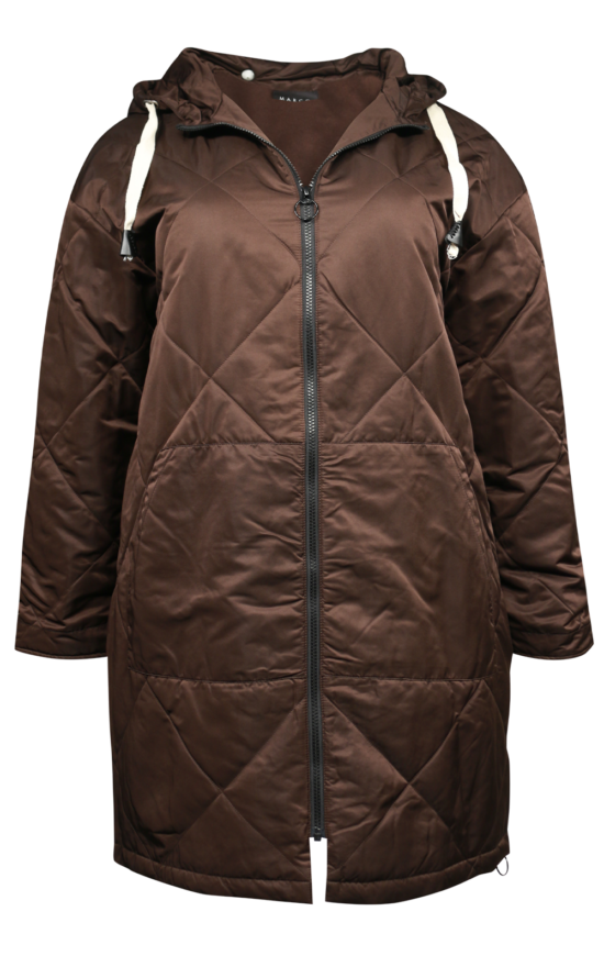 L/S Longline Zipper Puffer product photo.