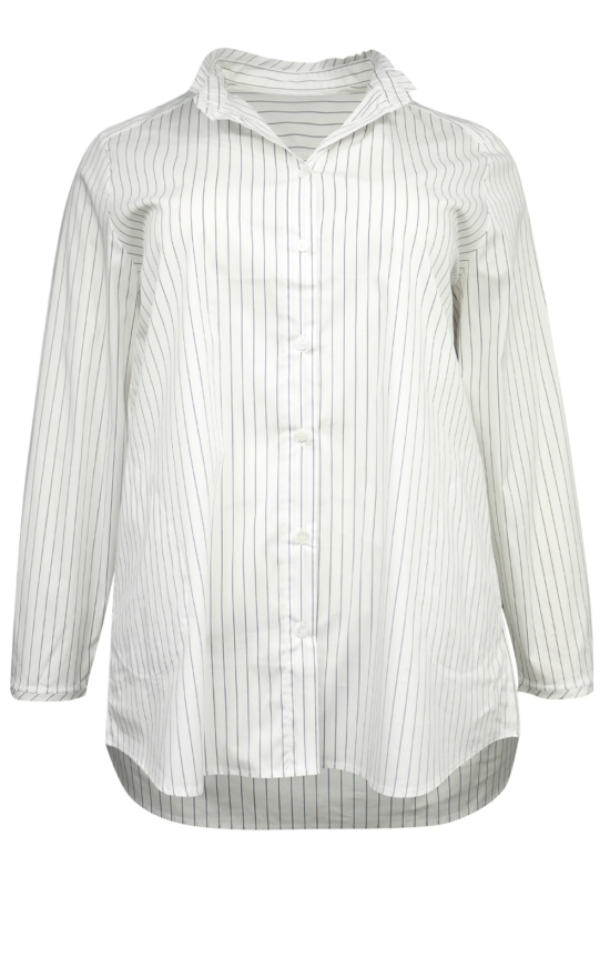 L/S Contrast Stripe Shirt product photo.