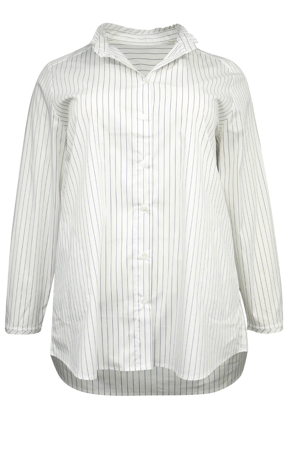 L/S Contrast Stripe Shirt product photo.