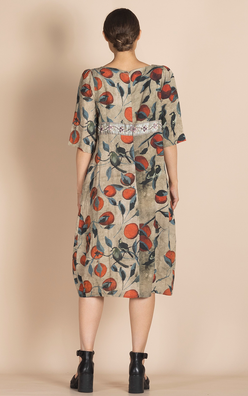 Persimmon Romance Dress product photo.