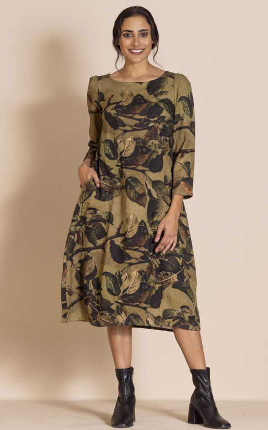 Apple Leaves Romance Dress  product photo.