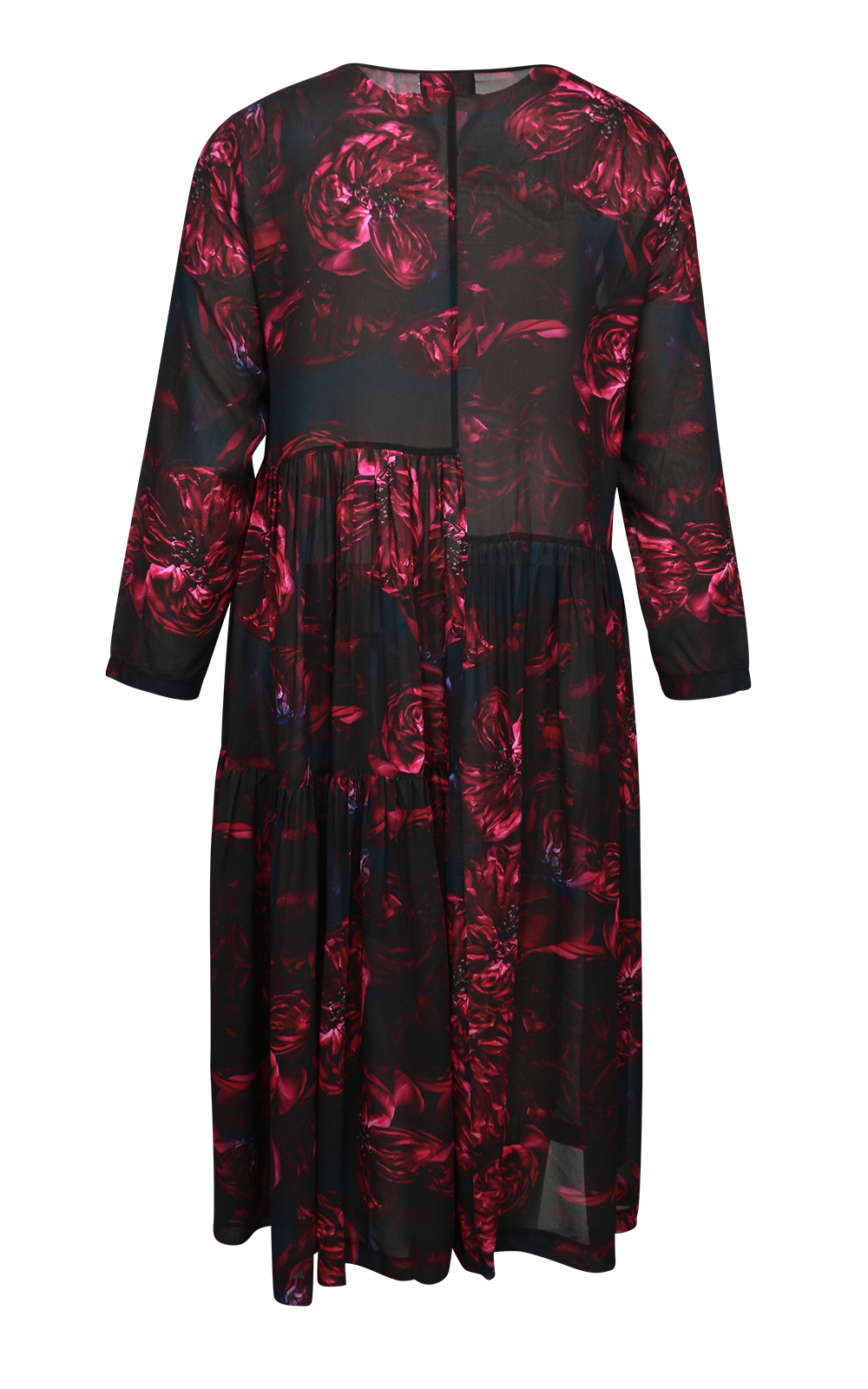 Patrice Dress Cerise Reflection product photo.